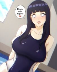 big_thighs big_titties bikini curvaceous curvaceous_female curvaceous_figure curvy curvy_figure curvy_hips female female_focus female_only hyuuga_hinata long_hair looking_at_viewer naruto naruto_(series) purple_hair ryuujinart talking_to_viewer