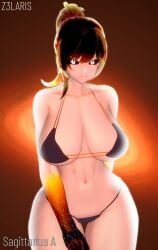 1girls 3d abs astronomy big_ass big_breasts bikini black_bikini black_hair black_hole black_hole_chan busty busty_female cosmic_background curvy curvy_body curvy_female curvy_figure curvy_hips eyebrows_visible_through_hair female female_focus humanization humanized large_breasts looking_at_viewer mature_female one_hand_behind_back one_hand_on_hip orange_eyes ponytail sagittarius_a solo solo_female solo_focus space stars text white_eyes white_skin white_skinned_female wide_hips z3laris