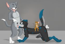 3boys anal anthro blowjob canine feline fellatio furry furry_only gay jerry_mouse male mouse oc oral original_character penis rodent rottenrobbie sex tom_and_jerry tom_cat yaoi