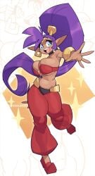 1girls color colored dark-skinned_female dark_skin doodledox female female_only fully_clothed huge_breasts shantae shantae_(character) smooth_skin solo tagme tan tan_body tan_skin tan_skinned_female