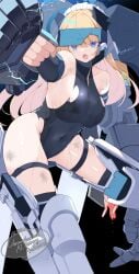 alternate_breast_size blue_archive bruises cleaning_&_clearing_(blue_archive) curvy damage fighting huge_breasts millennium_science_school_student sideboob signature toki_(blue_archive) voluptuous