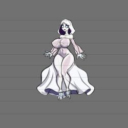 arsfromnowhere_(artist) big_breasts ghost ghost_girl gigantic_breasts huge_breasts monster_girl nightmare_waifu sketch thick thick_ass