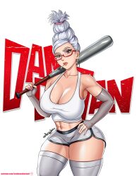 1female 1girls alluring ayase_seiko background_thighs_thighs bat big_breasts big_breasts big_thighs blush breasts breasts brown_eyes cigarette cigarette_in_mouth cigarette_smoke cleavage clothed curvy dandadan female female_focus female_only female_solo front_view girl_only girl_solo grandmother granny hair huge_breasts human legs light-skinned_female light_skin lips lipstick looking_at_viewer medium milf only_female only_girl only_woman pale-skinned_female pale_skin posing posing_for_the_viewer posing_for_viewer ready_to_fight senbonzakuraart serious smoke smoking smoking_cigarette solo solo_female solo_focus solo_girl solo_woman sports_bra sports_shorts sports_uniform sportswear standing stockings thick_hips thick_legs thick_thighs thighhighs thighs voluptuous voluptuous_female voluptuous_milf weapon white_hair wide_hips woman_only woman_solo
