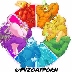 big_penis chomper_(pvz) fire_peashooter_(pvz) gay jack-o'-lantern peashooter_(pvz)
