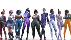 3d 6+girls 9girls activision amelie_lacroix big_ass big_breasts big_thighs blizzard_entertainment breasts bust busty chest chubby chubby_female curvaceous curvy curvy_figure d.va female hana_song hips hourglass_figure huge_ass huge_breasts huge_thighs juno_(overwatch) kiriko_(overwatch) kiriko_kamori large_ass large_breasts legs lena_oxton light-skinned_female light_skin mature mature_female mei-ling_zhou mei_(overwatch) mei_ling_zhou multiple_girls overwatch overwatch_2 plump plump_ass plump_thighs slim_waist thick thick_hips thick_legs thick_thighs thighs tracer voluptuous vtemp waist wide_hips wide_thighs widowmaker