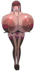 1girls breasts_bigger_than_head breasts_bigger_than_torso bursting_breasts domina_(ura86200980) enormous_breasts holding_breast hyper hyper_breasts long_hair looking_at_viewer pout pouting presenting presenting_breasts solo_female tagme tight_clothing ura86200980
