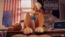 animated anthro blue_eyes breast breasts footjob grand_cupido hentai lola_bunny looney_toons penis pov pussy sfm tagme uncensored video virtual_reality vranimeted
