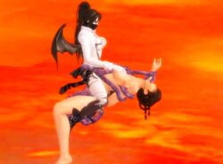 3d dead_or_alive female female_only human lei_fang multiple_females succubus succubus_horns succubus_queen succubus_queen_(mabinogi_heroes) tentacle tentacle_sex trahtenberg vindictus