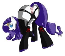 anus blue_eyes equine female freefox friendship_is_magic horse my_little_pony rarity_(mlp) solo straight_hair