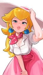 princess peach from mario (series) by mineru128127