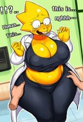 alphys from deltarune by lubbasdump