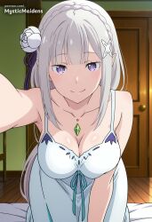 emilia (re:zero) from patreon by mystic maidens