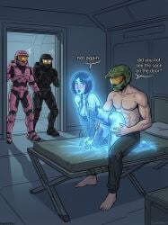 cortana from halo (game) by darkeffect