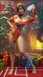 headhunter (fortnite) (model) from christmas by helix3d