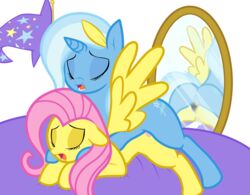 fluttershy_(mlp) friendship_is_magic my_little_pony seii3 smooth_skin trixie_lulamoon zev