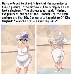bbw big_ass big_belly big_breasts big_thighs chubby chubby_female fat_ass fat_belly female ic-icle inkling marie_(splatoon) multiple_angles splatoon splatoon_(series) squid_sisters