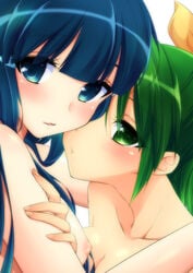 aichi_shiho medium_breasts midorikawa_nao pretty_cure reika_aoki smile_precure tagme yuri