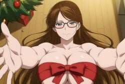 okada yuriko from christmas by eroero waifus