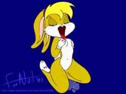 animated anthro female female_only fur furnut furry lola_bunny looney_tunes lowres rabbit solo space_jam