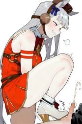 1boy 1girls ai_generated ballbusting ballbusting_orgasm bigduda castration cbt cock_and_ball_torture cock_and_balls_torture cum cumshot femdom forced_orgasm gold_ship_(umamusume) hands-free_ejaculation high_heel_boots high_heels shoejob smug smug_grin stomping stomping_on_balls tagme thick_thighs toned_female umamusume umamusume_pretty_derby