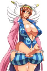 1futa akuma_no_mi areola areola_slip balls bentham blush bon_clay breasts canon_genderswap cleavage curvy erect_nipples erection foreskin futa_only futanari gender_bender hourglass_figure huge_breasts huge_nipples huge_penis human intersex large_areolae large_balls mane_mane_no_mi nami nipple_bulge nipples no_bra no_panties one_piece penis penis_out plump pre-timeskip precum precum_drip rule_63 shapeshifter solo_futa undressing