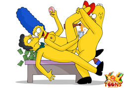 20th_century_studios accurate_art_style female homer_simpson human male marge_simpson moe_szyslak straight tagme the_simpsons xl-toons.com yellow_body yellow_skin