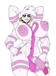 1boy 4_arms abs angel_dust_(hazbin_hotel) anthro arachnid arthropod balls big_breasts big_nipples big_penis breasts busty busty_boy collar color_edit demon ear_piercing ear_ring edit eyebrow_piercing facial_piercing genital_piercing genitals hands_behind_head hazbin_hotel hoop_ear_ring huge_breasts huge_cock looking_at_viewer male male_only mr_canvas multi_arm multi_limb muscular muscular_arms muscular_intersex navel navel_piercing nipple_piercing nipples penis penis_piercing piercing prince_albert_piercing riding_crop ring_piercing rule_63 sharp_teeth solo spider spiked_collar spikes teeth third-party_edit third_party_edit whip