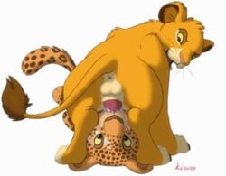 2animals animated anus cub disney fellatio feral furry kisu meowz penis simba testicles the_lion_king