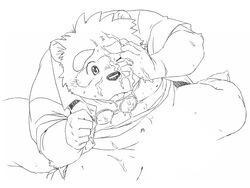 fat furry furry_only gamma-g gay hiroyuki kounosuke male morenatsu no_humans tanuki