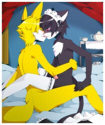 anthro canine danboyya2000 feline fox fur furry gay male nude penis