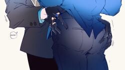 ass_focus ass_grab ass_grope aventurine_(honkai:_star_rail) but_grab dr._ratio_(honkai:_star_rail) gay groping groping_ass honkai:_star_rail honkai_(series) male/male male_focus male_only yaoi