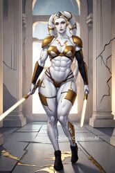 1girls abs ai_generated alien alien_girl ass big_ass big_breasts breasts busty female_only fit fit_female hourglass_figure jedi muscular_female muscular_male solo solo_female star_wars tagme thick_thighs twi'lek white_body white_skin