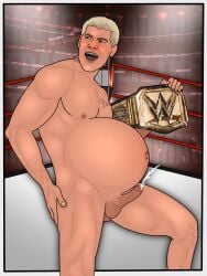 championship_belt cody_rhodes cumshot hard_cock male_only male_pregnancy mpreg pregnant_belly pregnant_male real_person thestarry900 wwe wwe_championship_belt wwe_universal_championship_belt