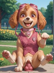 skye (paw patrol) from nickelodeon