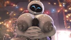 1boy 1girls big_breasts big_penis breasts disney eve_(wall-e) handjob penis pixar pov rayhuma robot robot_boy robot_girl tagme wall-e wall-e_(character)