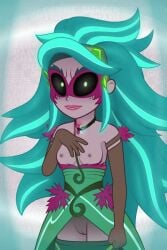 animated breasts equestria_girls gaia_everfree gloriosa_daisy_(eg) my_little_pony nipples randomtriples vagina