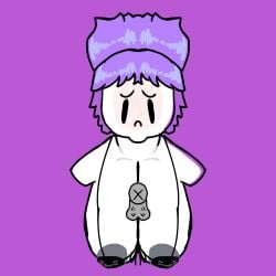 grey_skin guest_(roblox) ibispaintx purple_hair robloxian titjob titjob white_skin
