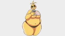 angelycall animatronic animatronic_female big_belly chicken chicken_girl fat fat_female female five_nights_at_freddy's five_nights_at_freddy's_2 robot robot_girl scottgames solo toy_chica_(fnaf)