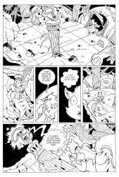 ass breasts domestic_cat dulcinea feline female manthomex puss_in_boots_(dreamworks) tail