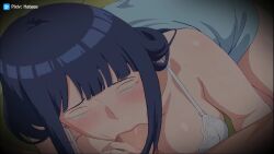 animation blowjob blue_dress blue_hair boruto:_naruto_next_generations bra brassiere closed_eyes deepthroat dress fellatio grabbing handjob hateee high_quality high_resolution hyuuga_hinata live2d looking_at_viewer lying naruto_(series) nipples panties seductive seductive_look sexy_clothing side_view sideboob sky_blue_dress sound stockings tagme top_view video voice_acted white_bra white_eyes white_panties white_stockings