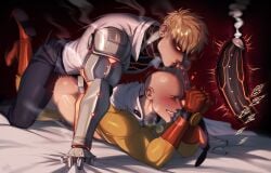 2boys anal anal_insertion anal_sex bara barazoku belt_bondage boy_on_boy creampied cum cum_drip cum_in_ass cum_in_pussy cum_inside cumming cumming_in_ass cumming_inside cumming_while_penetrating cumshot doggy_style doggy_style_position dominant dominant_male domination fucked_from_behind fucked_into_submission fucked_senseless fucked_silly gay gay_anal gay_domination gay_male gay_sex genos maledom malesub one_punch_man penis_in_ass plna rough_sex saitama submission submissive_male tied tied_arms tied_hands tied_up yaoi