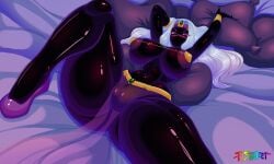 areolae big_ass big_breasts big_butt big_muscles big_thighs duck_dodgers female female_focus female_only martian martian_(duck_dodgers) muscles queen_tyr'ahnee sadflowerhappy solo solo_female solo_focus spread_legs tagme thick thick_ass thick_legs thick_thighs thighs tisinrei