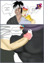 2boys anatomically_inaccurate annoyed_expression artist_upload ass brawl_stars comic comic_page cursed_image fang_(brawl_stars) furious_fang gay gay_male gay_sex geminimanfucker9000 huge_balls male male/male naruto naruto_shippuden older_male_and_younger_male older_sub older_sub_younger_dom page_2 pervert pervert_male precum_drip question_mark self_upload shimura_danzou spanish_text supercell supercell_(company) wtf wtf_is_this younger_dom_older_sub younger_male