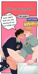 2boys anal anal_sex ass ass_focus bareback big_balls big_male bigger_penetrated black_hair black_socks blonde_hair blue_eyes blush blushing_male boner bottomless bottomless_male brown_body brown_hair brown_skin buff charlie_spring chubby_bottom cock color colored colorful comic couple dick digital_media_(artwork) duo erect_penis erection gay gay_anal gay_domination gay_sex genitals heartstopper horny horny_male human human_only jockstrap leonelart making_love male male/male male_focus male_only male_penetrated male_penetrating male_penetrating_male muscular muscular_bottom muscular_male nick_nelson notebook open_eyes open_mouth pale-skinned_male pale_skin penetration penis penis_in_ass plus_size sex shirt shirt_only short_hair simple_background size_difference small_dom_big_sub small_top small_top_big_bottom smaller_penetrating smaller_penetrating_bigger smaller_top_and_beefy_bottom socks socks_only spreading studying teen teen_boy teenage teenage_boy teenager testicles thick thick_penis twink_top twink_topping_jock white_body white_skin yaoi younger_penetrating_older