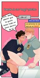 2boys anal anal_sex ass ass_focus bareback big_balls big_male bigger_penetrated black_hair black_socks blonde_hair blue_eyes blush blushing_male boner bottomless bottomless_male brown_body brown_hair brown_skin buff charlie_spring chubby_bottom cock color colored colorful comic couple dick digital_media_(artwork) duo erect_penis erection gay gay_anal gay_domination gay_sex genitals heartstopper horny horny_male human human_only jockstrap leonelart making_love male male/male male_focus male_only male_penetrated male_penetrating male_penetrating_male muscular muscular_bottom muscular_male nick_nelson notebook open_eyes open_mouth pale-skinned_male pale_skin penetration penis penis_in_ass plus_size sex shirt shirt_only short_hair simple_background size_difference small_dom_big_sub small_top small_top_big_bottom smaller_penetrating smaller_penetrating_bigger smaller_top_and_beefy_bottom socks socks_only spreading studying teen teen_boy teenage teenage_boy teenager testicles thick thick_penis twink_top twink_topping_jock white_body white_skin yaoi younger_penetrating_older