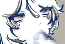 blowjob blush censored censored_penis cookie_run gay gay_sex oral_penetration oral_sex pure_vanilla_cookie shadow_milk_cookie yaoi