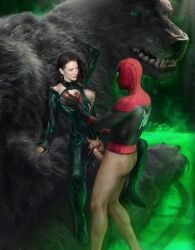 1boy 1boy1girl 1female 1female1male 1girls 1male 1male1female against_animal against_fur age_difference amelodyj boob_grab boobs_out breast_grab breasts breasts breasts_out brown_hair brunette_female brunette_hair cate_blanchett clit clitoris cock cum cum_in_pussy cum_in_pussy cum_inside dark_hair dark_hair_female dark_magic dick ejaculation female fenrir fur giant_animal goddess grabbing_another's_breast grabbing_boobs grabbing_breasts green_eyes hand_on_breast hela huge_animal light-skinned_female light-skinned_male looking_at_partner magic male marvel marvel_cinematic_universe mcu older_female penis pet peter_parker seductive seductive_look seductive_pose seductive_smile spider-man spider-man:_no_way_home spider-man_(series) spider-man_(tom_holland) temple thor:_ragnarok thor_(series) tom_holland vagina vaginal_penetration vaginal_sex wolf younger_male