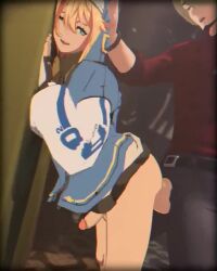 against_wall androgynous annussymorussy backshots bridget bridget guilty_gear guilty_gear_strive rougenine sound tagme video