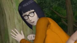animated censored dantesix hyuuga_hinata sex_in_forest tagme velma_dinkley_(cosplay) video