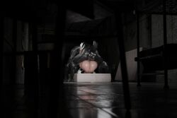 1boy 1girls 1monster 3d ass balls big_ass big_balls big_thighs breeding busty curvy fat_ass female fishnets guimontag haydee haydee_(game) high_heels huge_ass huge_thighs male mating_press monster monster_cock monster_rape penis_in_pussy pounding sex thighs vaginal_penetration voluptuous werewolf wide_hips